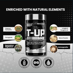 Nutrex T-Up Max, 60 Caps