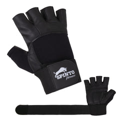 SP-56 Spinto Long Strap Leather Gloves - SPINTO FITNESS USA