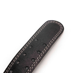 Spinto 6-Inch Leather Weightlifting Belt - Padded, Adjustable