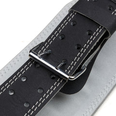 Spinto 6-Inch Leather Weightlifting Belt - Padded, Adjustable