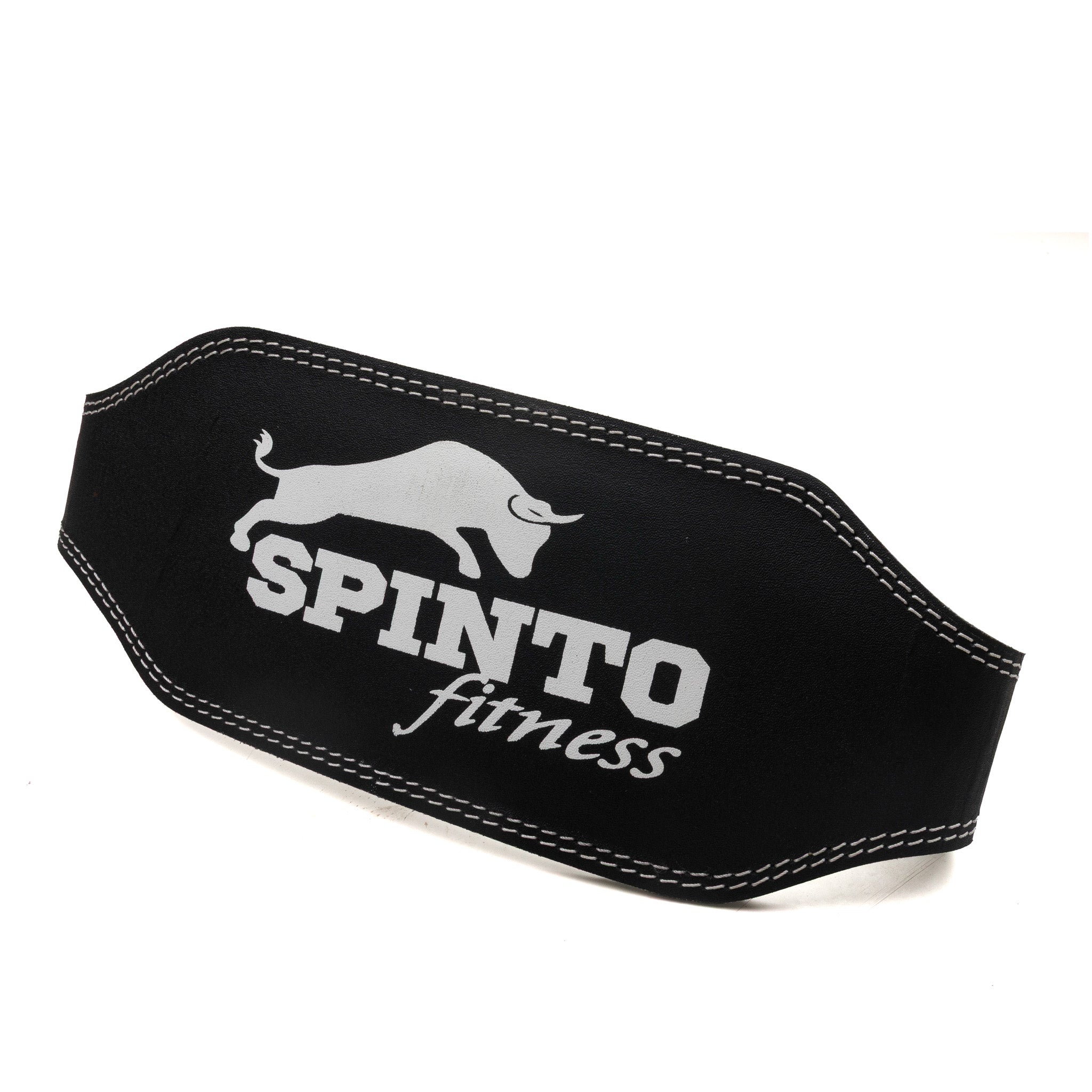 Spinto 6-Inch Leather Weightlifting Belt - Padded, Adjustable