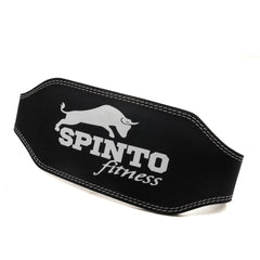 Spinto 6-Inch Leather Weightlifting Belt - Padded, Adjustable