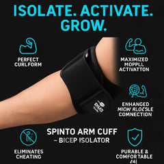 Spinto Arm Cuff: Perfect Bicep Curls & Muscle Growth