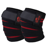Spinto Velcro Knee Wraps for weightlifting,Durable gym wraps