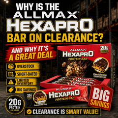 Allmax Hexapro Protein Bar, Box of 12