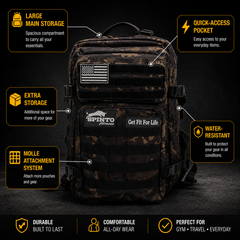SP-50 Sports Backpack USA : Your Life, Packed