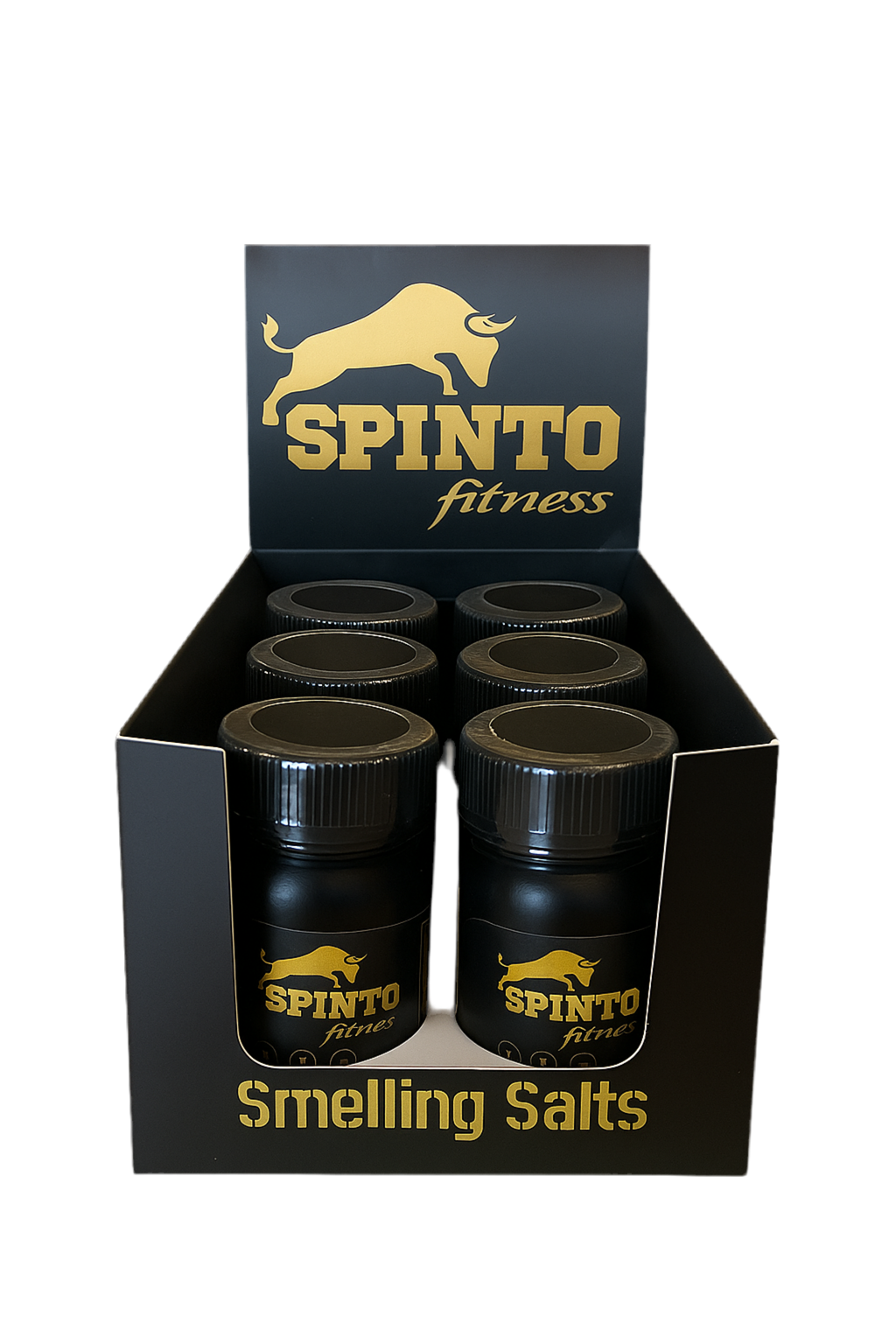 Spinto Smelling Salts – 6 Display Pk Potent Performance‑Boosting Formula for Athletes