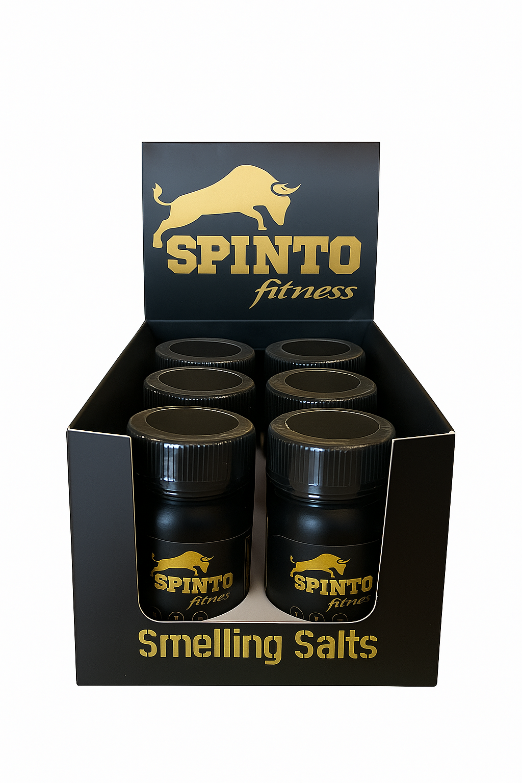 Spinto Smelling Salts – 6 Display Pk Potent Performance‑Boosting Formula for Athletes