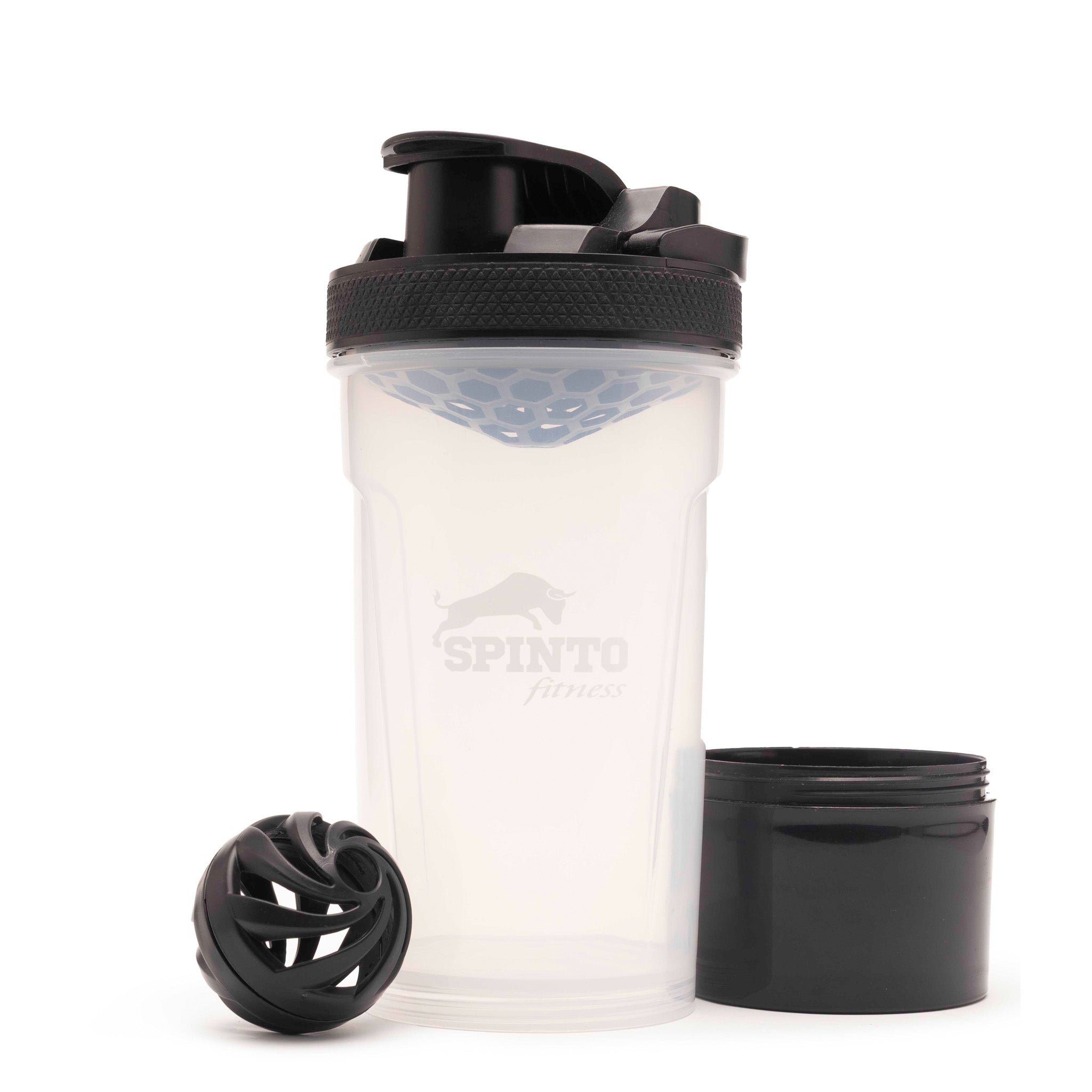 Spinto Shaker Cup- 700 ml Protein Mixer With Blender Ball