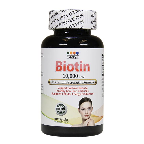 BIOTIN 10000 MCG (MAXIMUM STRENGTH FORMULA) 90VCAPSULES