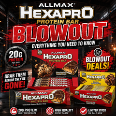 AllMax Hexapro Protein Bar 54g, 12 Single Bars